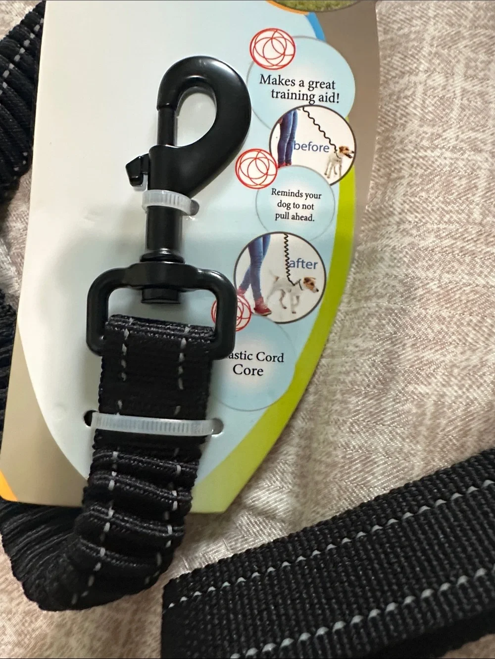 Black Bungee Sports Leash for Kids Accessories